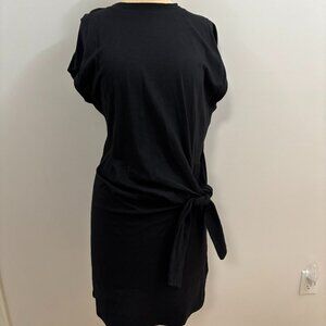 NWT Black Gap tshirt dress with side tie detail, size medium
